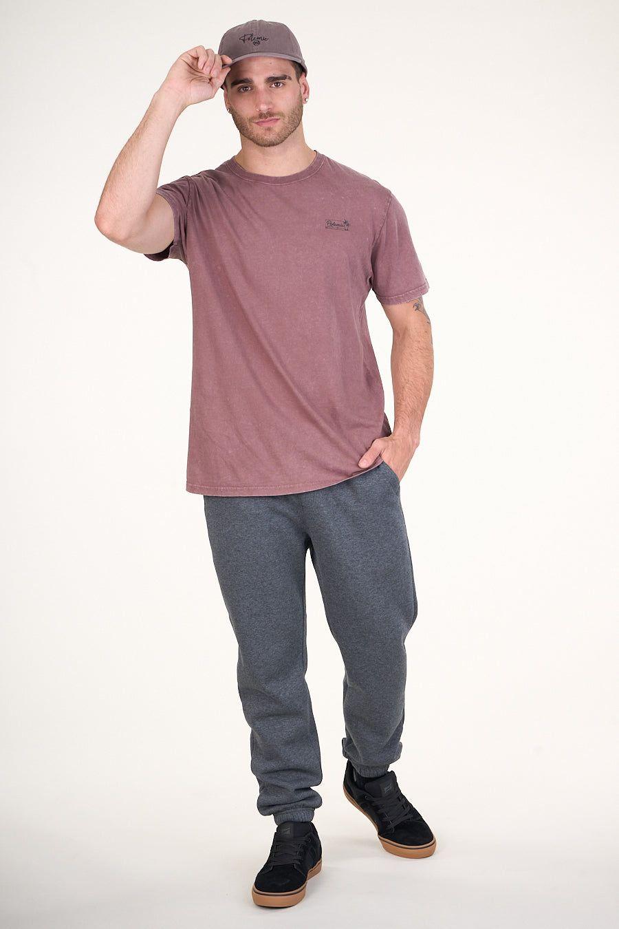 Pantalon Jogger franela Gris oscuro wi4700 Polemic-3