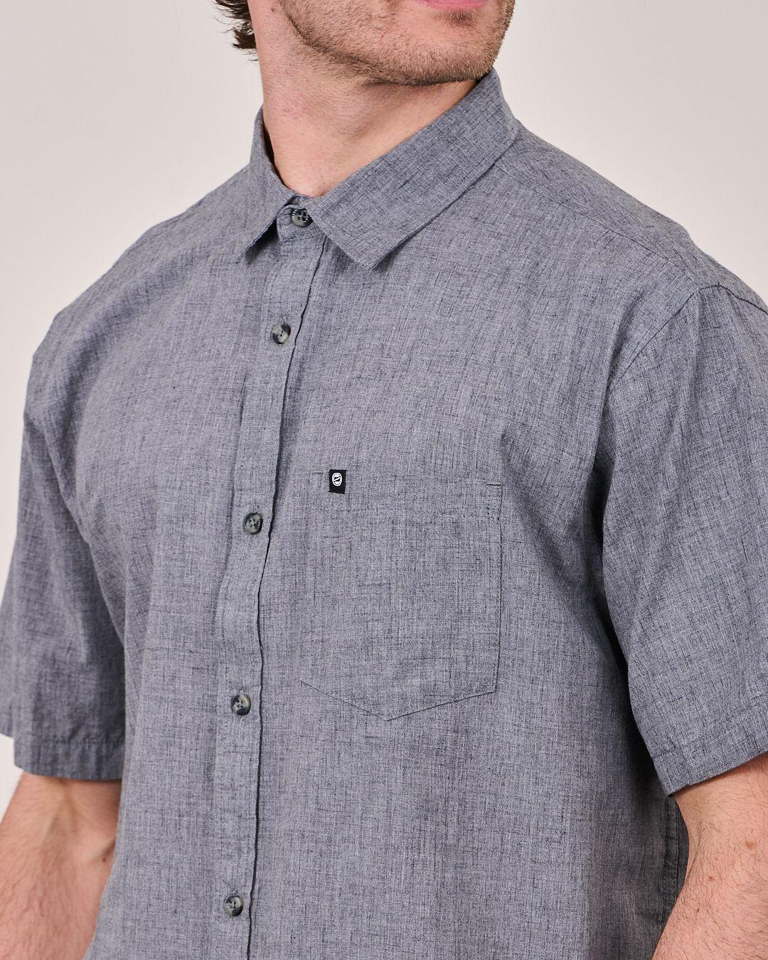 Camisa Melange manga corta Modern Fit  - Polemic -2