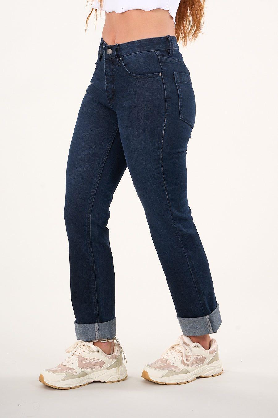 Pantalon mujer recto Roll Up VW4725 Mujer Polemic-2