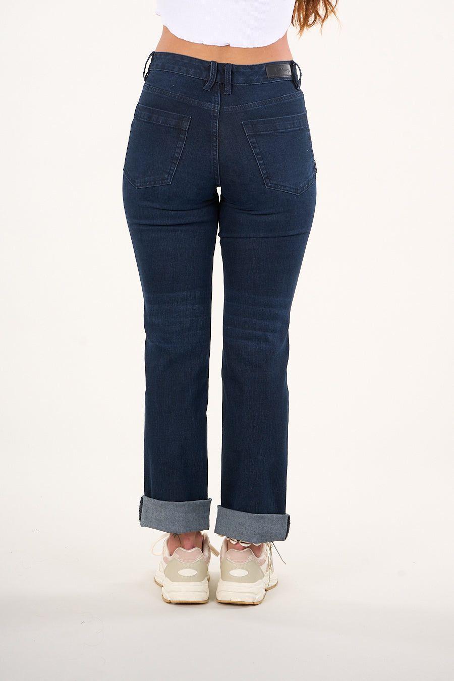 Pantalon mujer recto Roll Up VW4725 Mujer Polemic-3