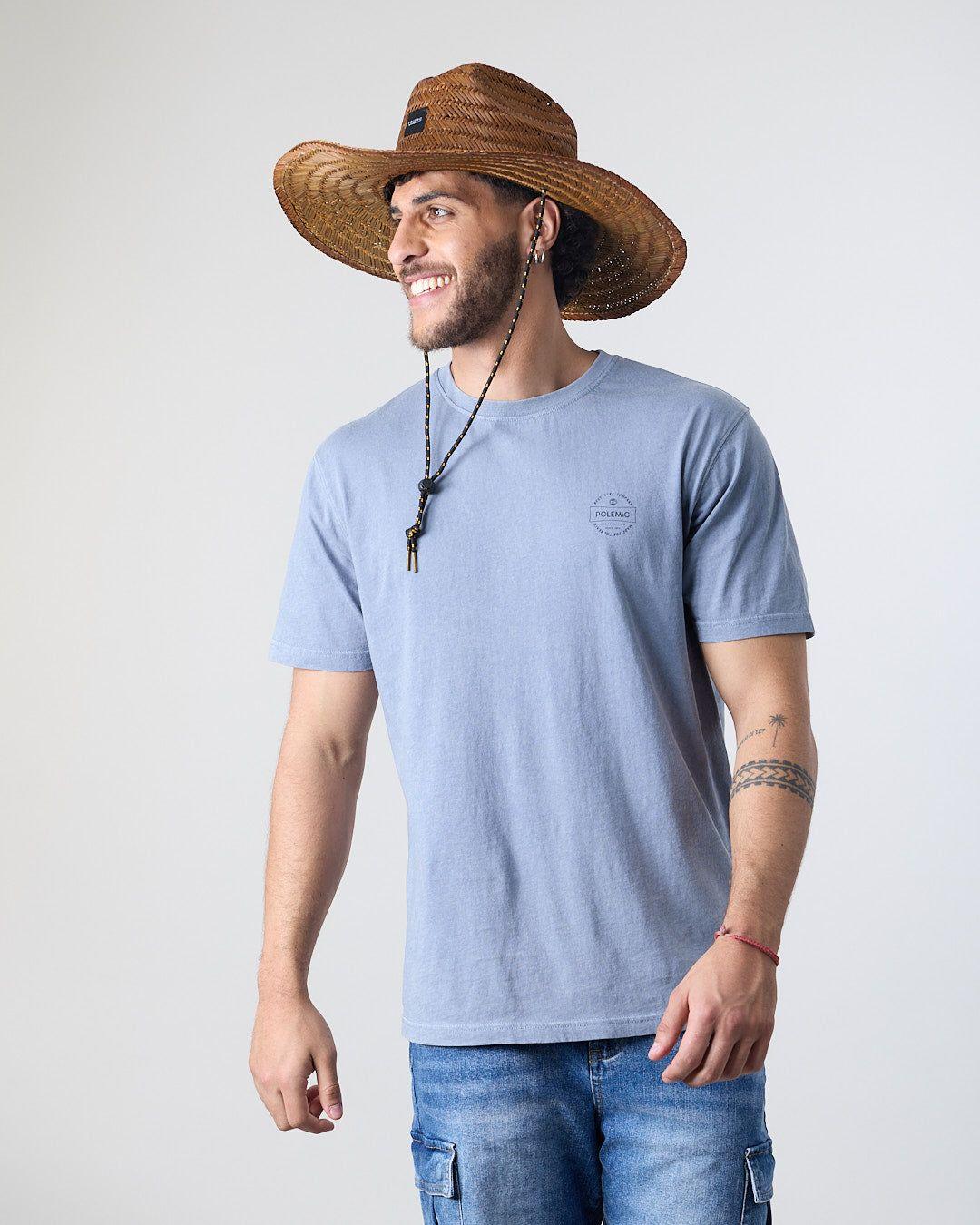 Polera hombre manga corta Flower 1777 Polemic-4