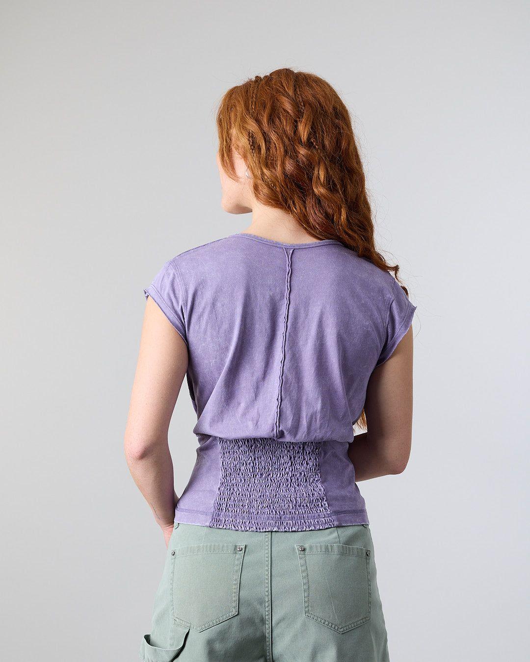 Polera Mujer escote V Algodón Polemic-2