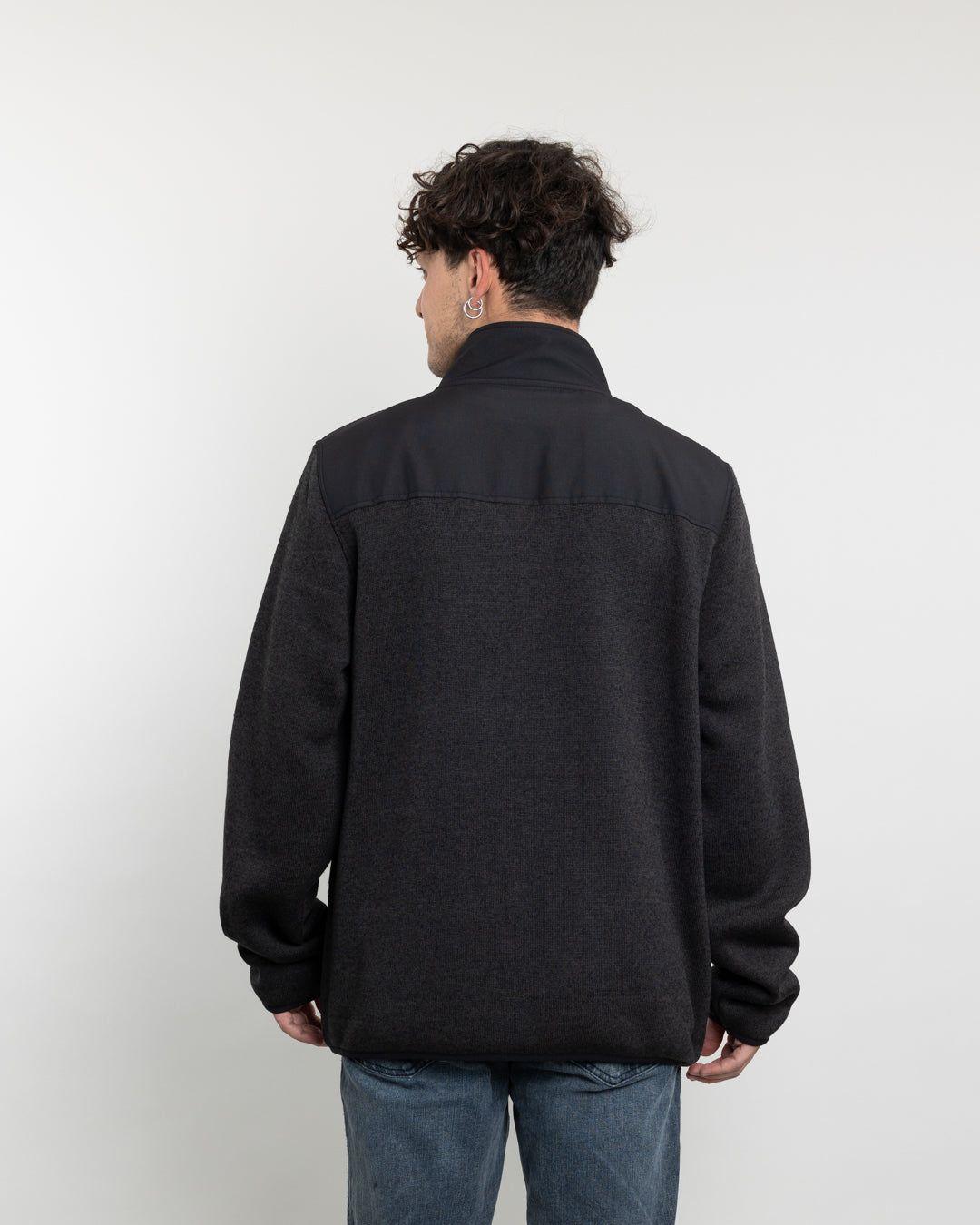 Polerón Hombre Tejido Milane con textura sin gorro Polemic-3