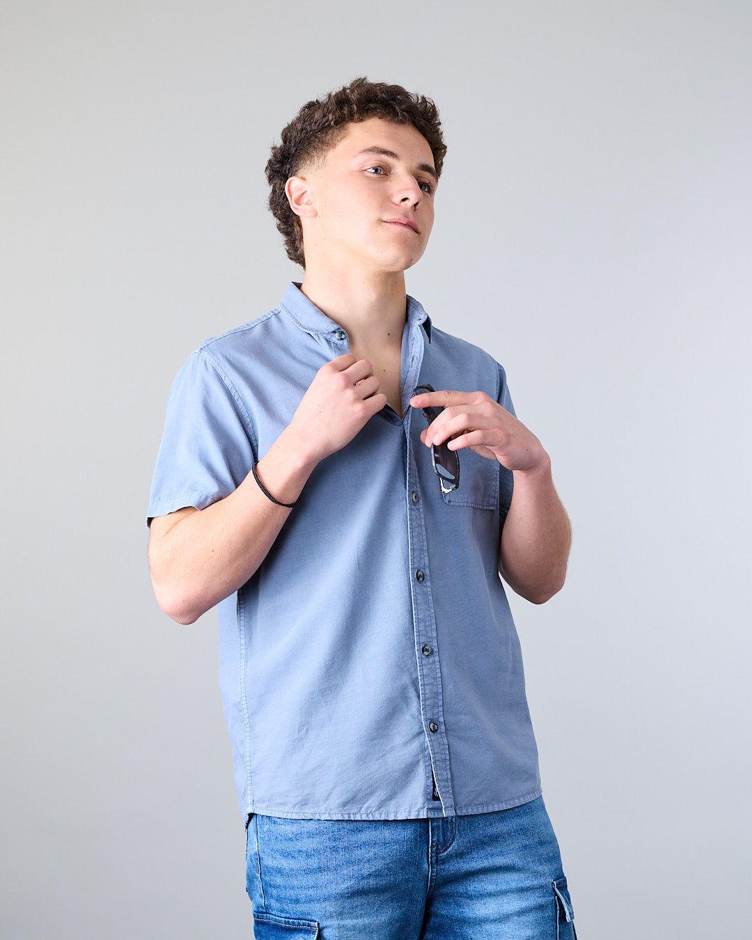 Camisa manga corta Junior Algodón Tencel XV5381 Polemic-4