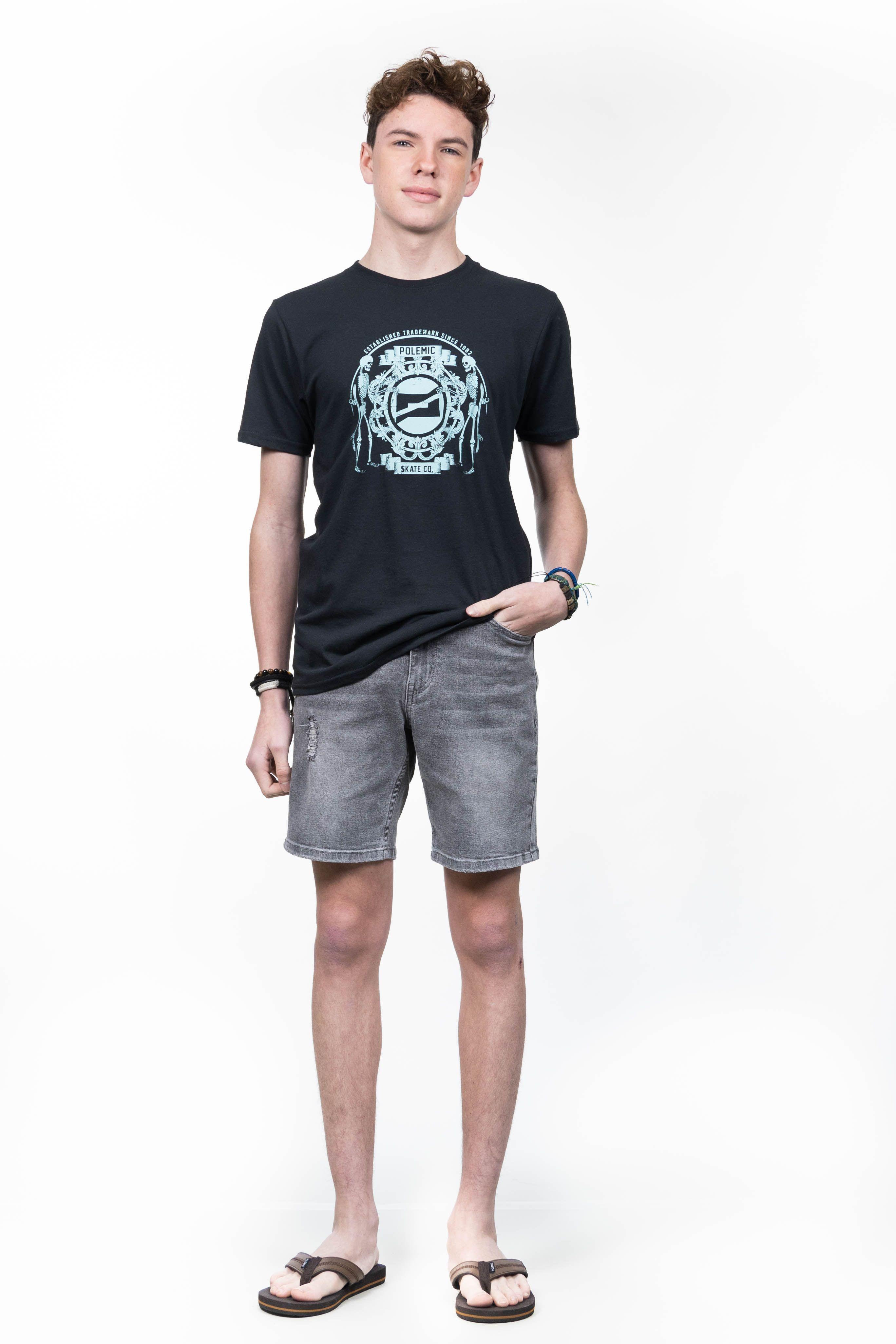 Bermuda Jeans Slim Fit TV339 - Polemic-1