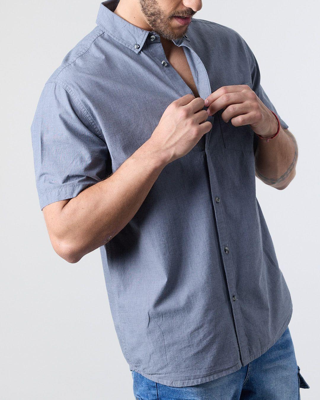 Camisa manga corta Hombre Algodón XV5780 Polemic-2