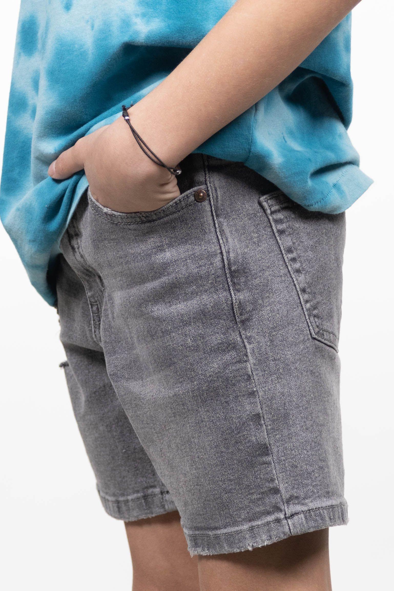 Bermuda Jeans Slim Fit TV319 - Polemic Kids-1