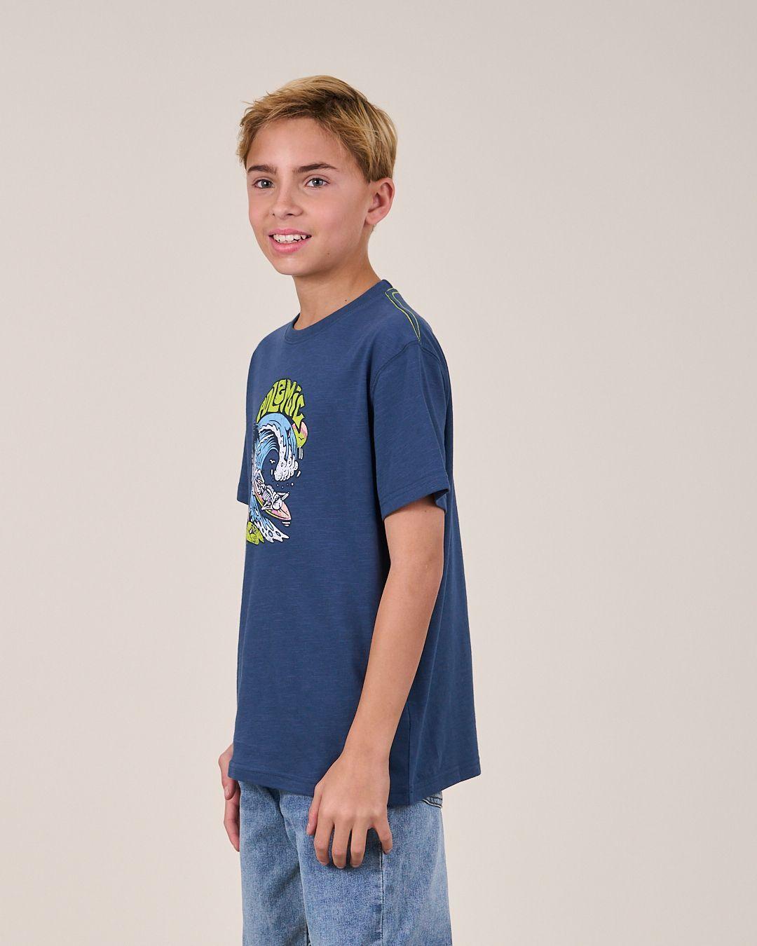 Polera niño Basica Street 1100 Polemic Kids-3