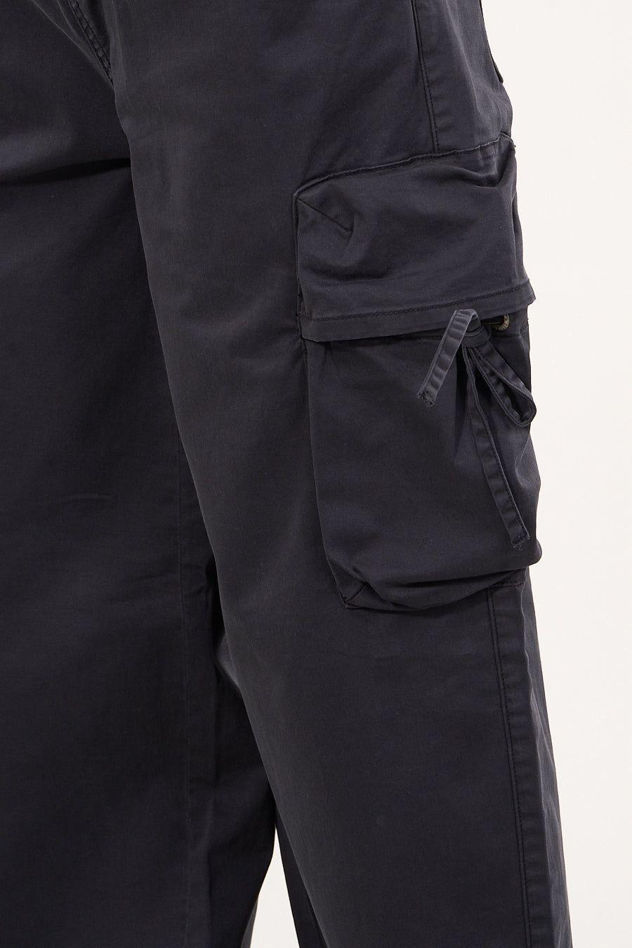 Pantalon cargo Twill procesado Relaxed Gris wi4355 Polemic-2
