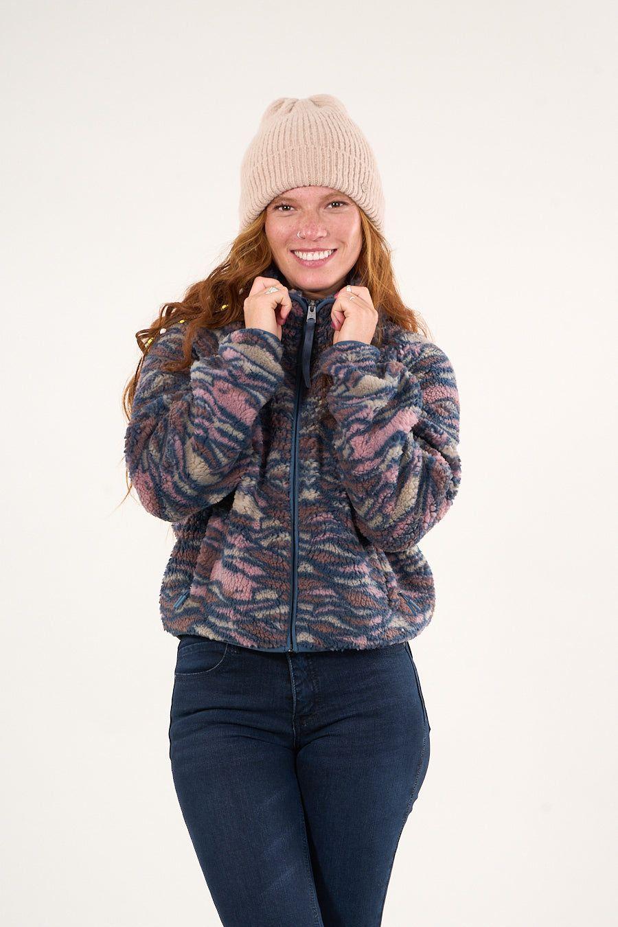 Poleron Sherpa Full zipper cuello alto  VW8764 Polemic-4