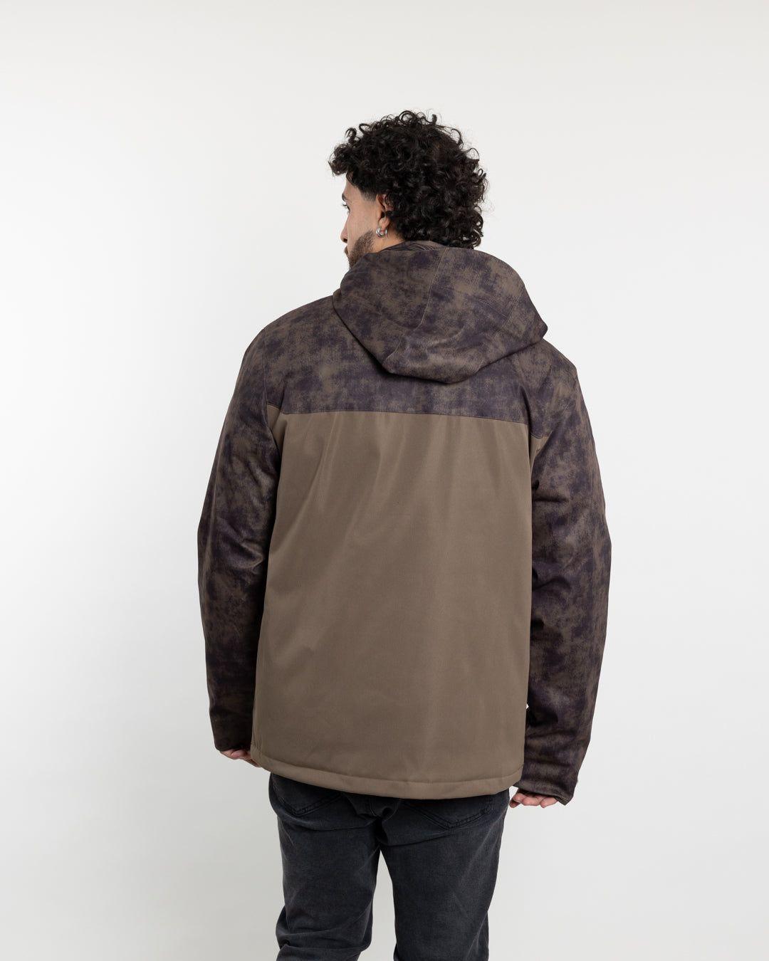 Parka Hombre Waterproof con estampado Verde Polemic-2