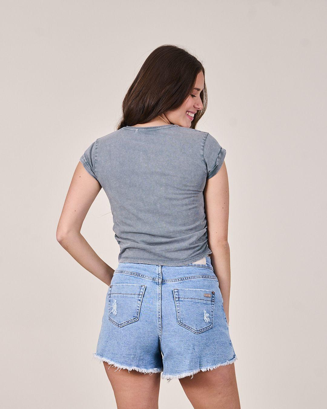 Polera procesada estampado Glitter - Polemic Girl-3