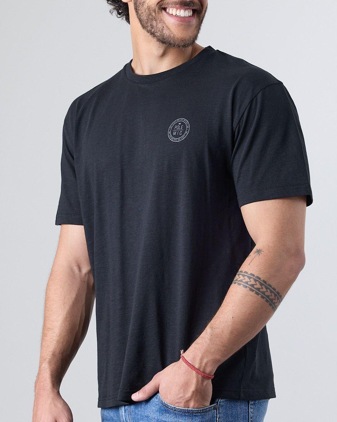 Polera hombre manga corta tipo Bambu XV1700 Polemic-2