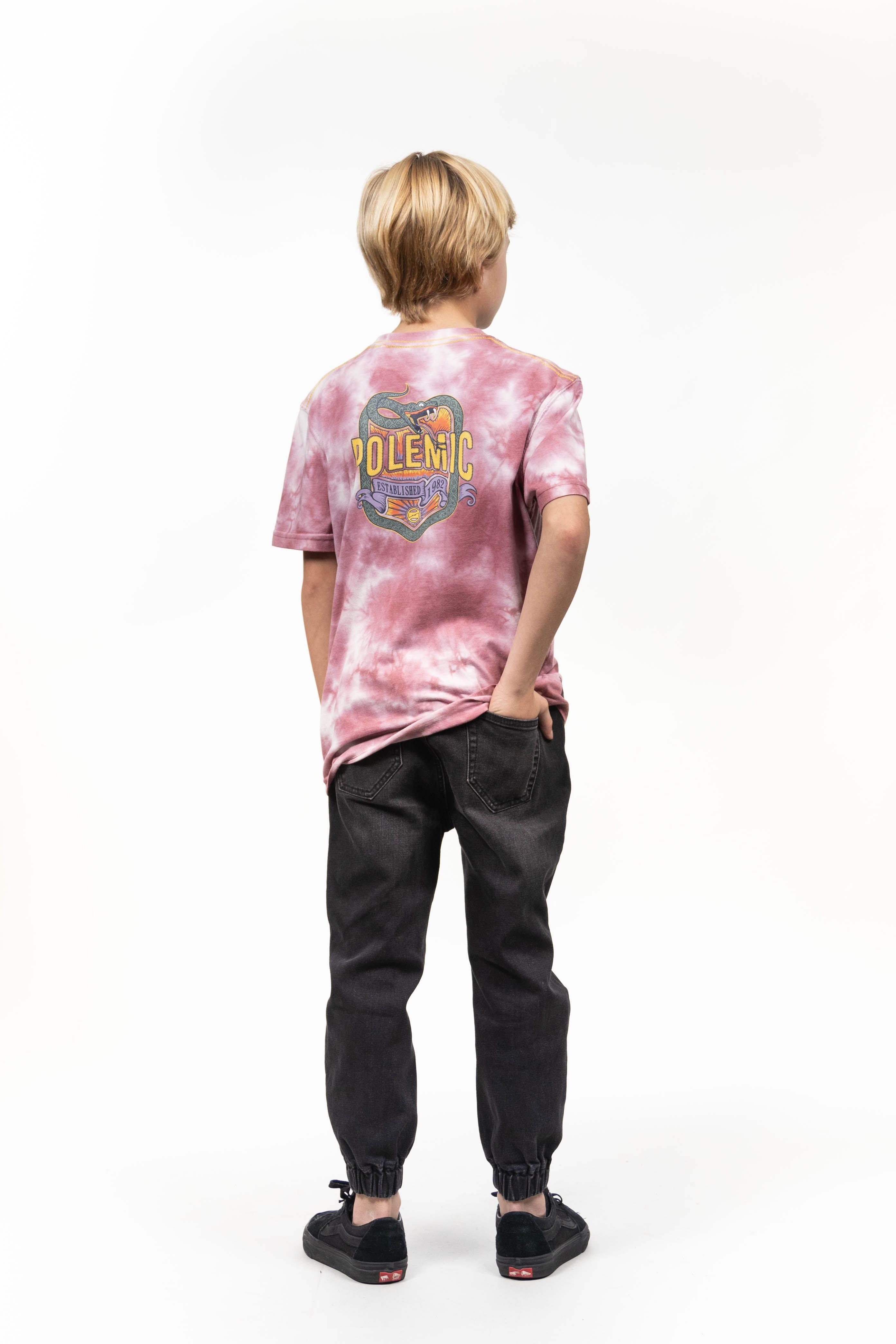 Jeans Jogger niño Denim Standar Fit Negro Polemic-1