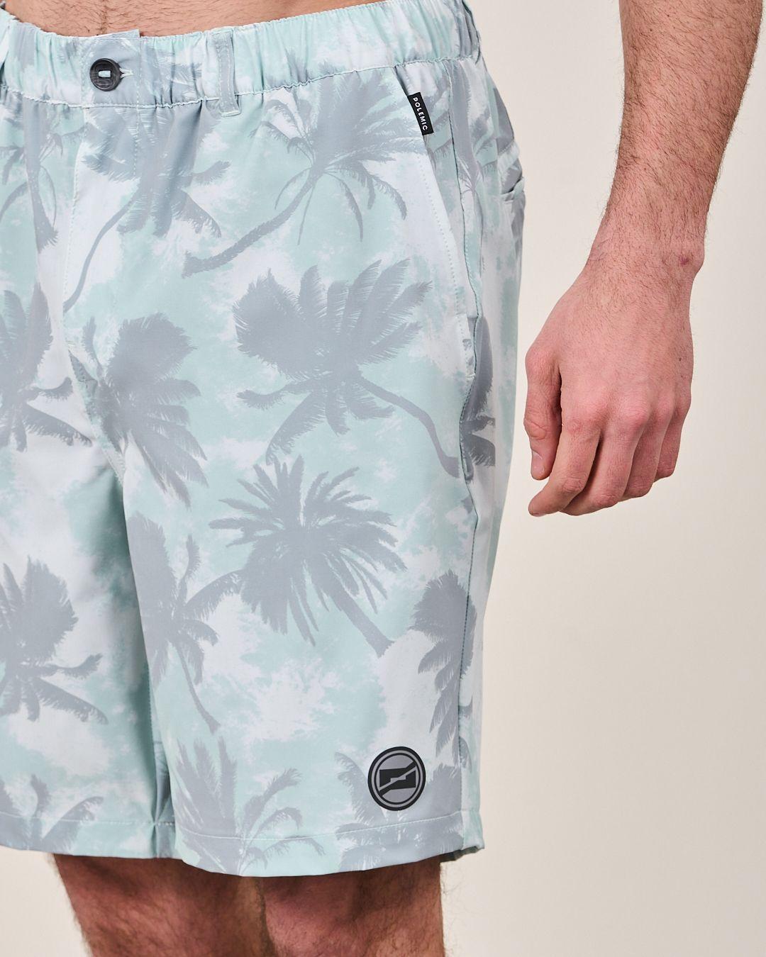 Traje de baño Print Verde claro 3734 Polemic-4
