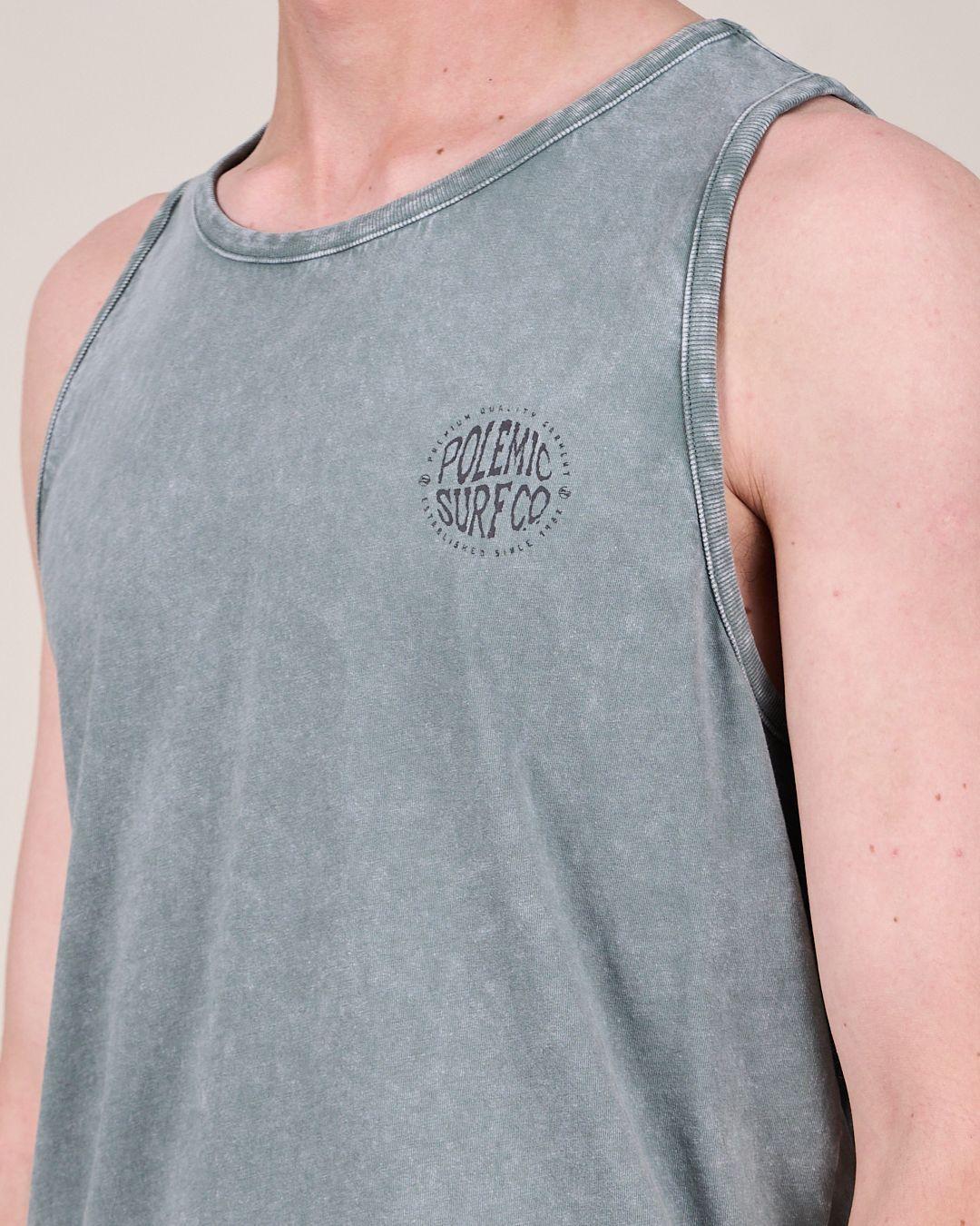 Polera Musculosa procesada Classic 1397 Polemic-4
