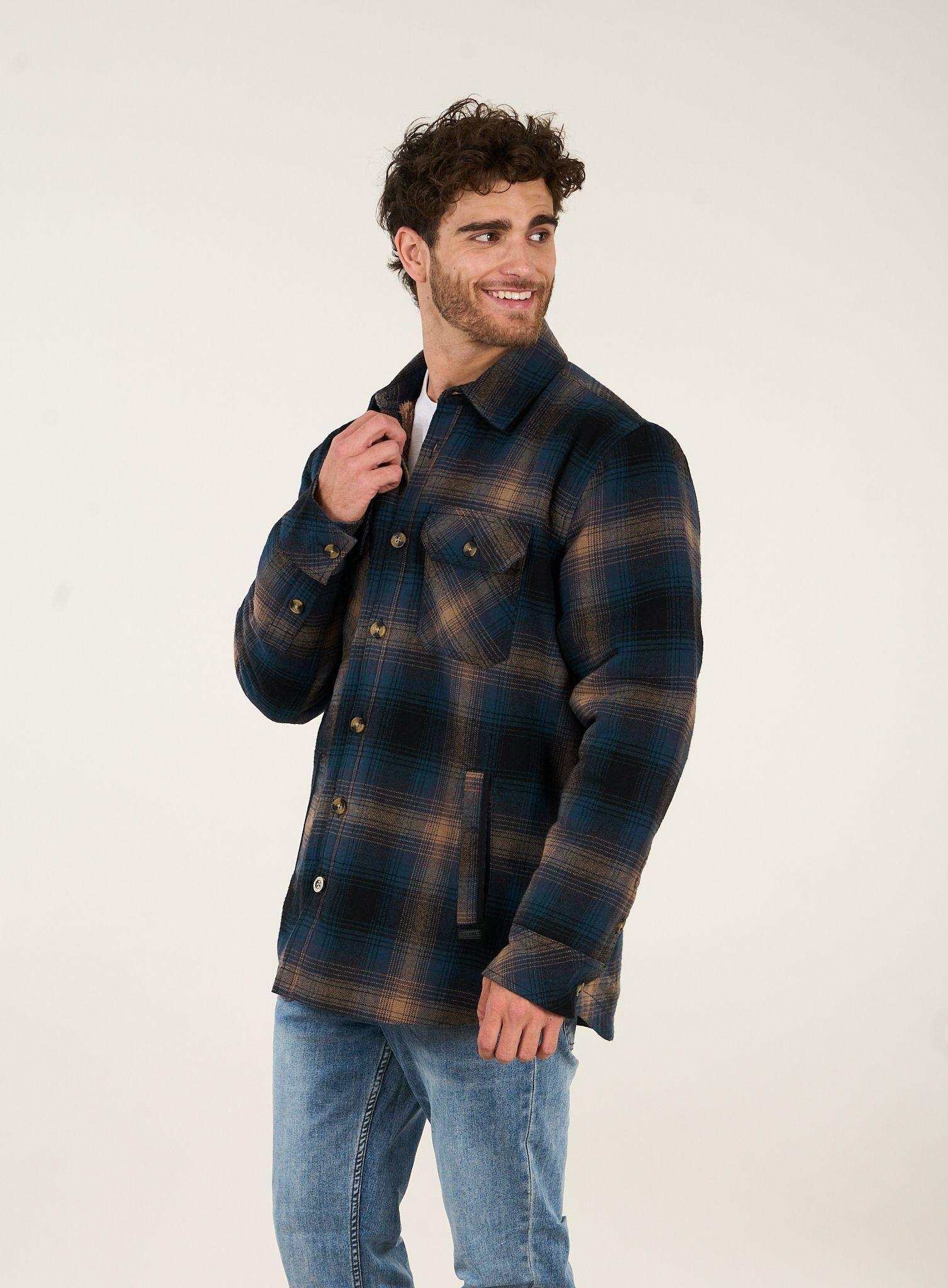 Chaqueta Leñadora Hombre Camisa A Cuadros -  UI9789 Polemic-2