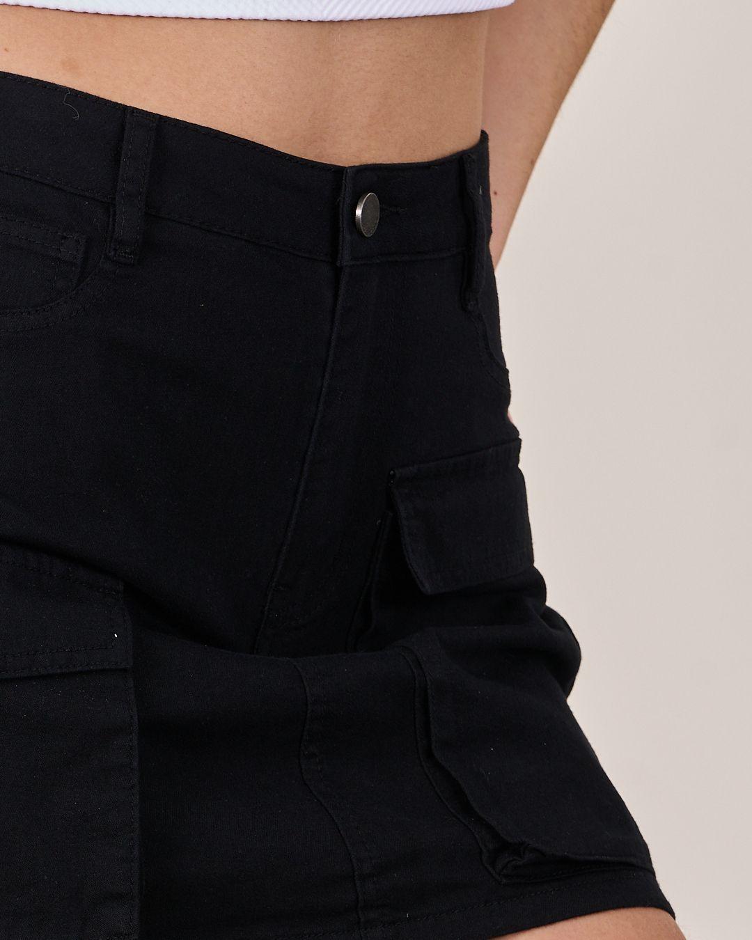 Falda Cargo elasticada short interior - Polemic Girl-2