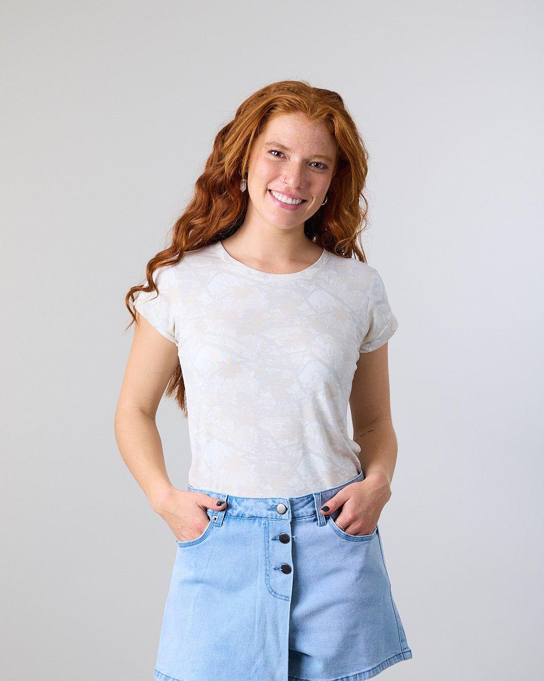 Polera Mujer Full Print Crudo Polemic-0