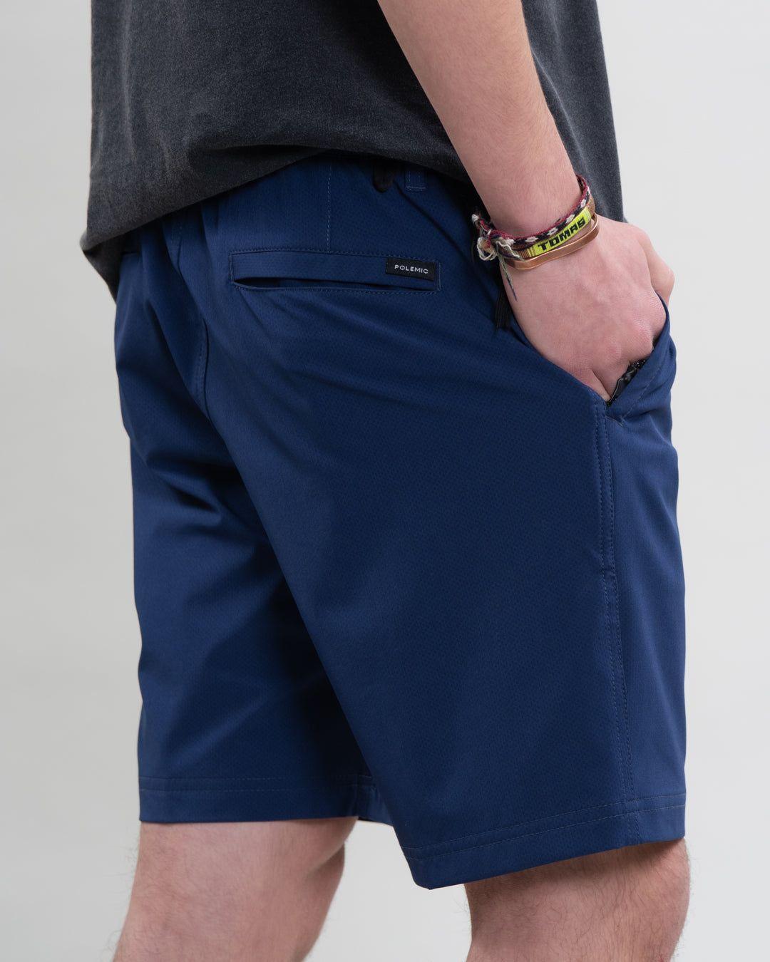Traje de baño Juvenil pretina elasticada Castor Azul Polemic-3