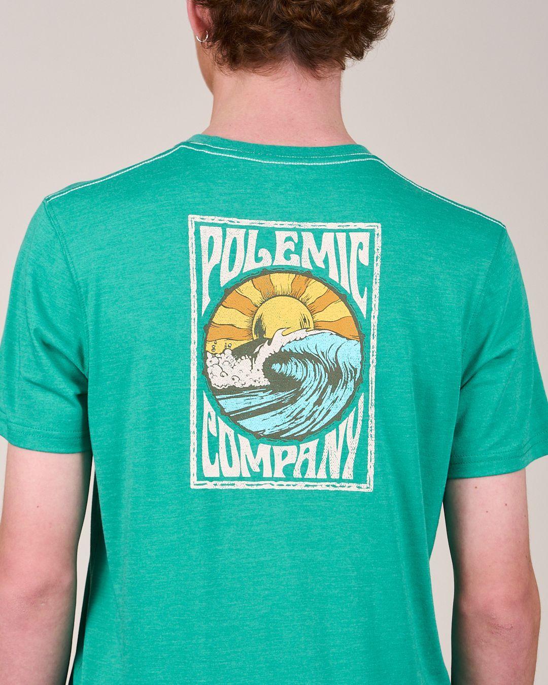 Polera Vintage Melange manga corta 1329 Polemic-4