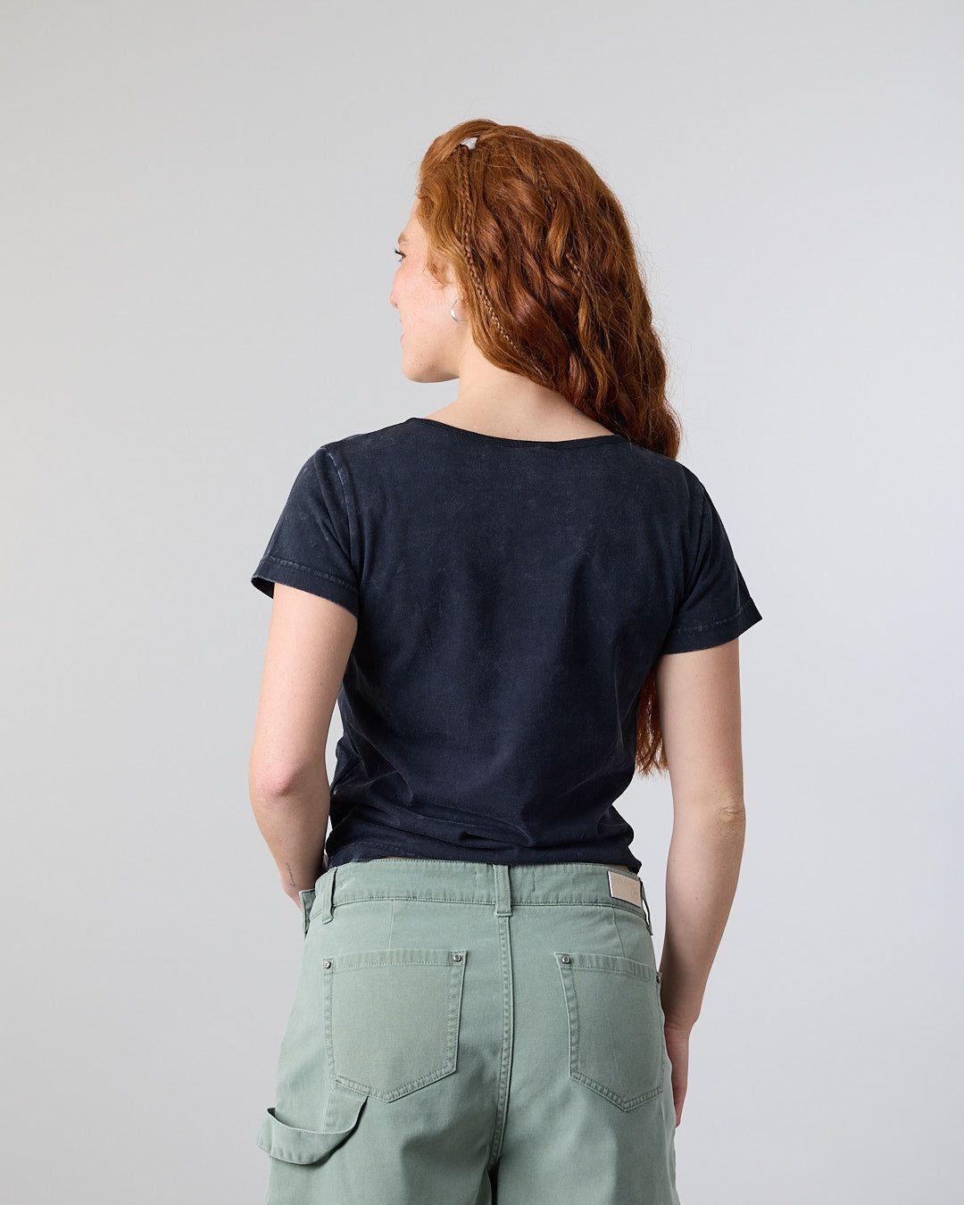 Polera Mujer Algodón con recogido frontal Polemic-3