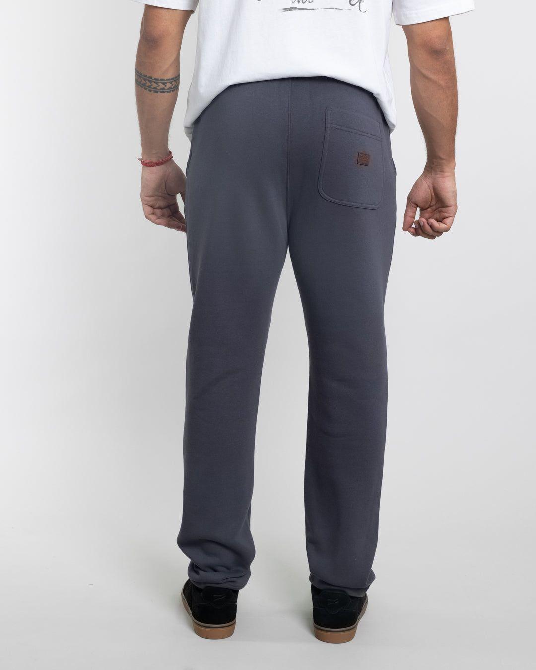Jogger franela corte Recto Azul Polemic-3