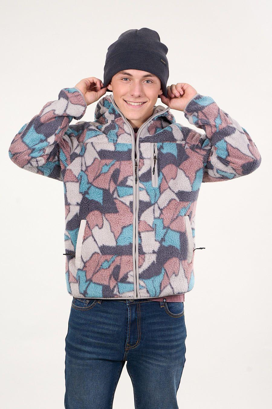 Poleron Mini sherpa full cierre y gorro Azul wi8312 Polemic-2