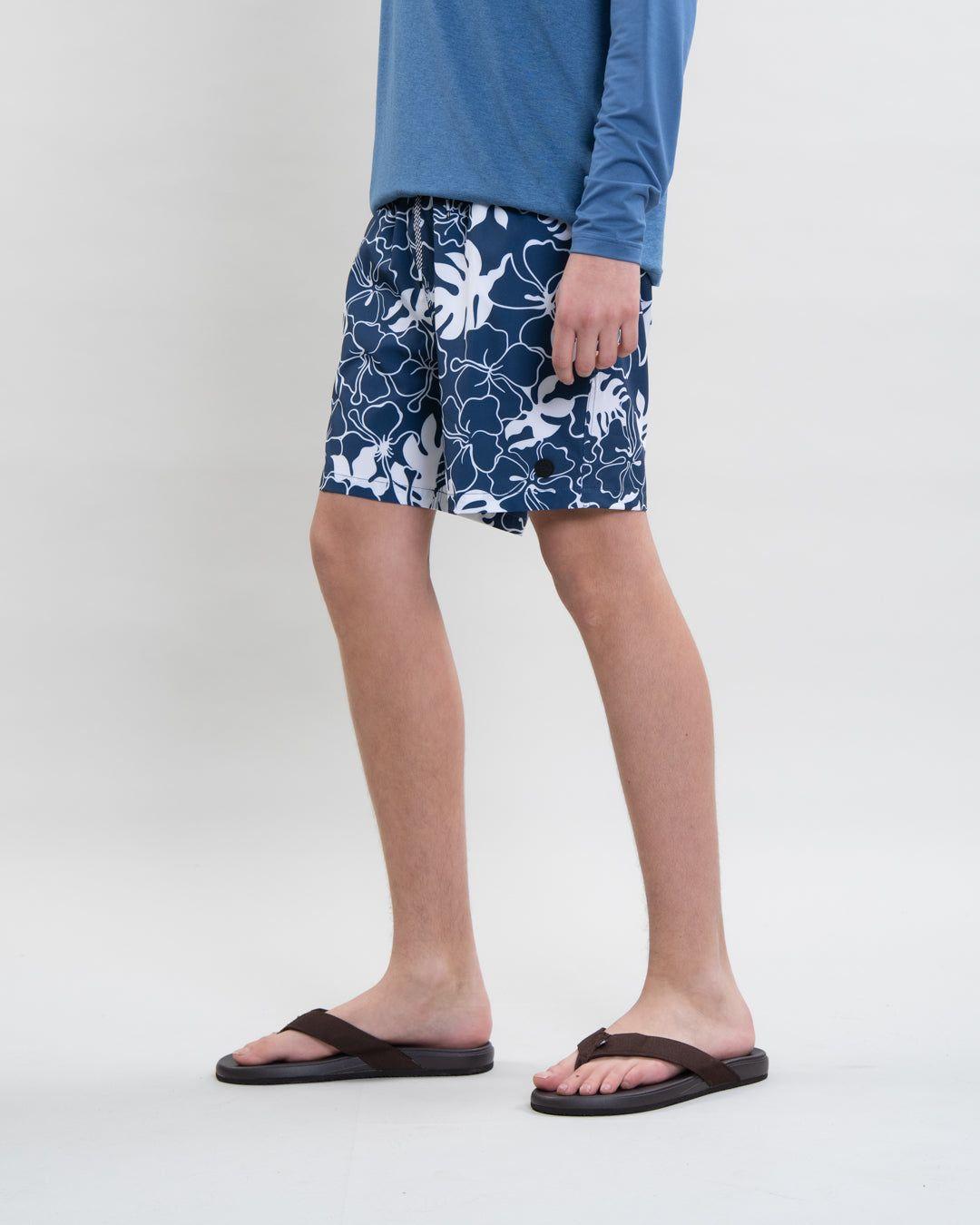 Traje de baño Juvenil pretina elasticada Hawaii Polemic-2