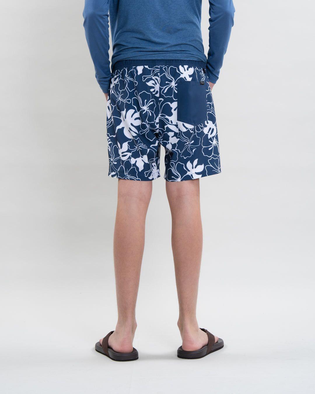 Traje de baño Juvenil pretina elasticada Hawaii Polemic-3
