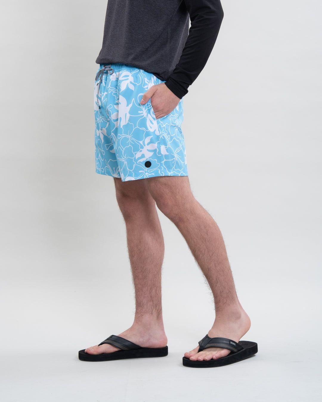 Traje de baño Juvenil pretina elasticada Hawaii Polemic-0