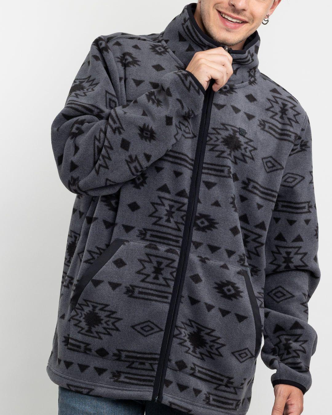 Polerón Hombre Polar micropolar Rustico sin gorro Polemic-3