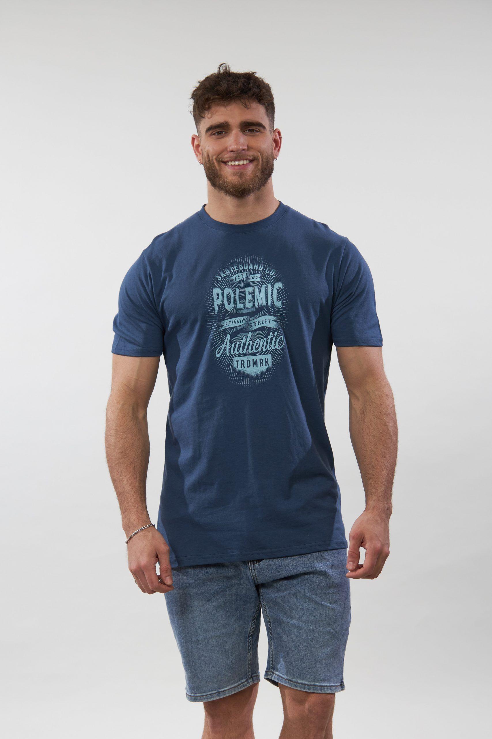 Polera manga corta Skater Tailored Fit TV1703 POLEMIC-0