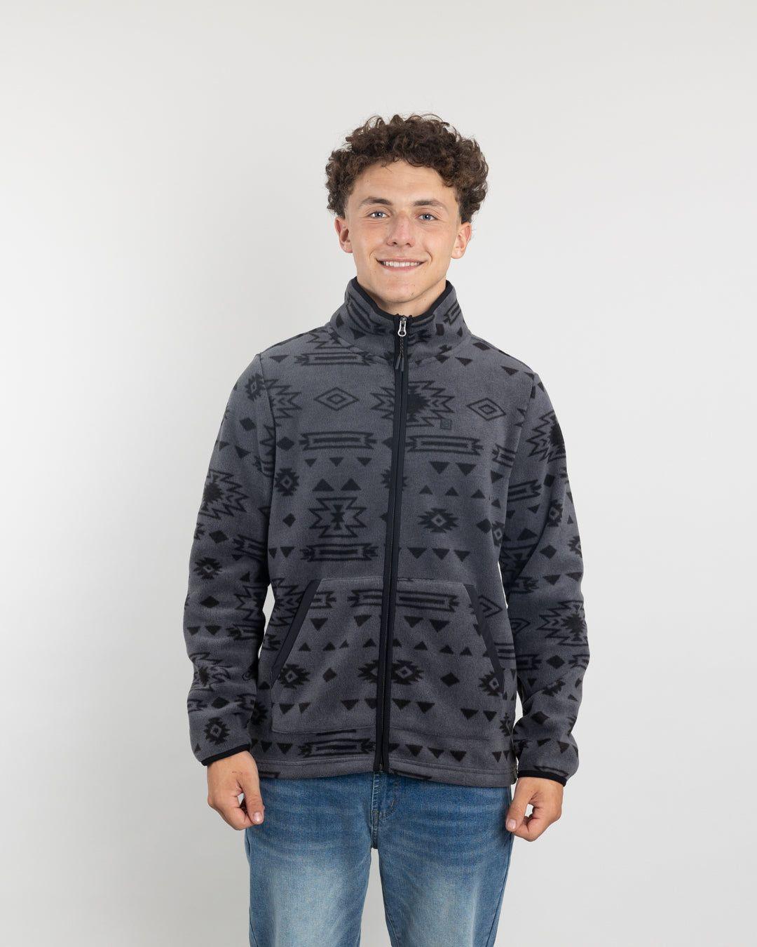 Polerón Juvenil Polar micropolar Rustico sin gorro Polemic-0