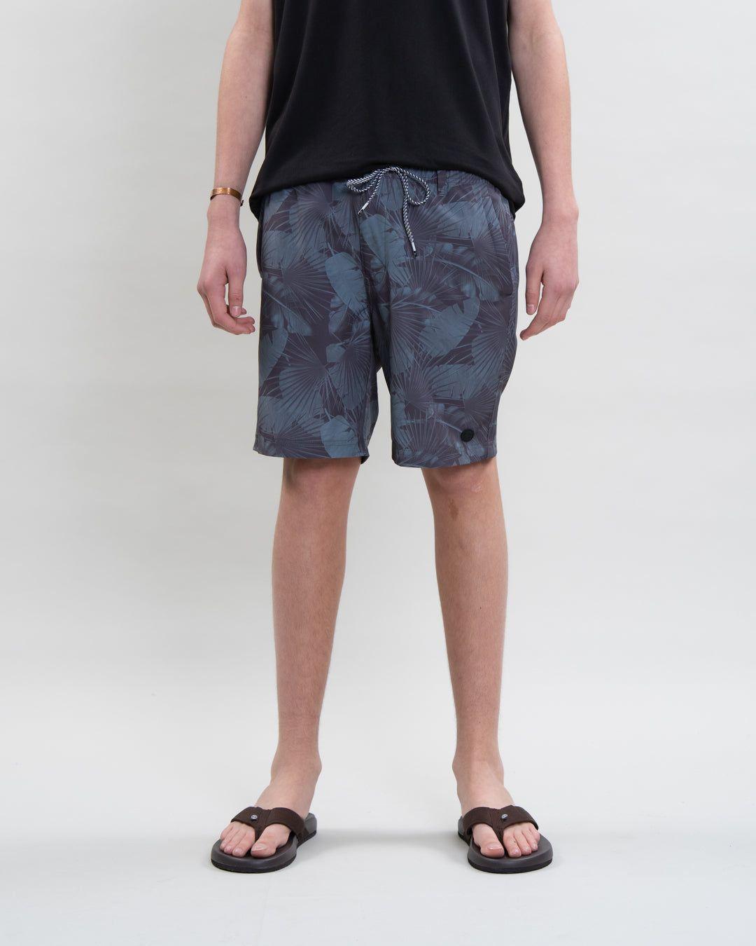 Traje de baño Juvenil pretina elasticada Castor Gris Polemic-2