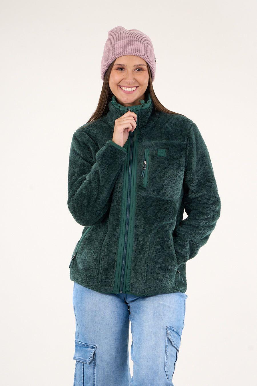 Poleron polar mujer Shaggy cuello alto 8760 Polemic-4
