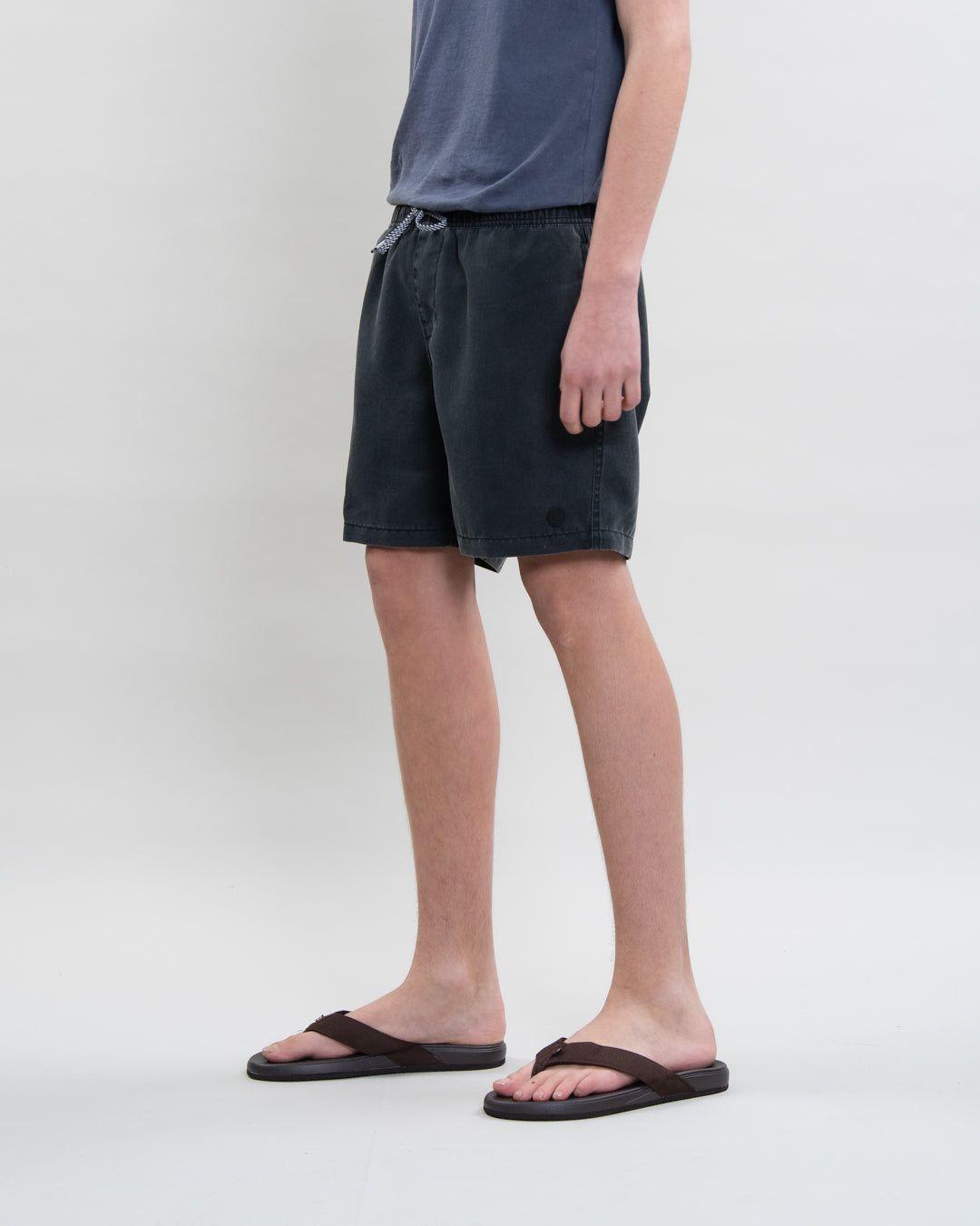 Traje de baño Juvenil pretina elasticada Solid Polemic-2