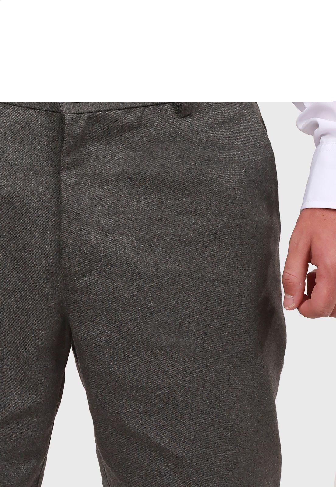 PANTALON COLEGIO SLIM FIT ESCOLAR PRETINA ELASTICADA POLEMIC-2