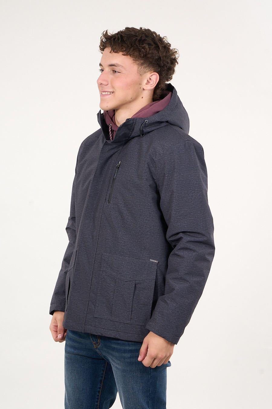 Parka Waterproof Standar Fit Negro wi9301 Polemic-3