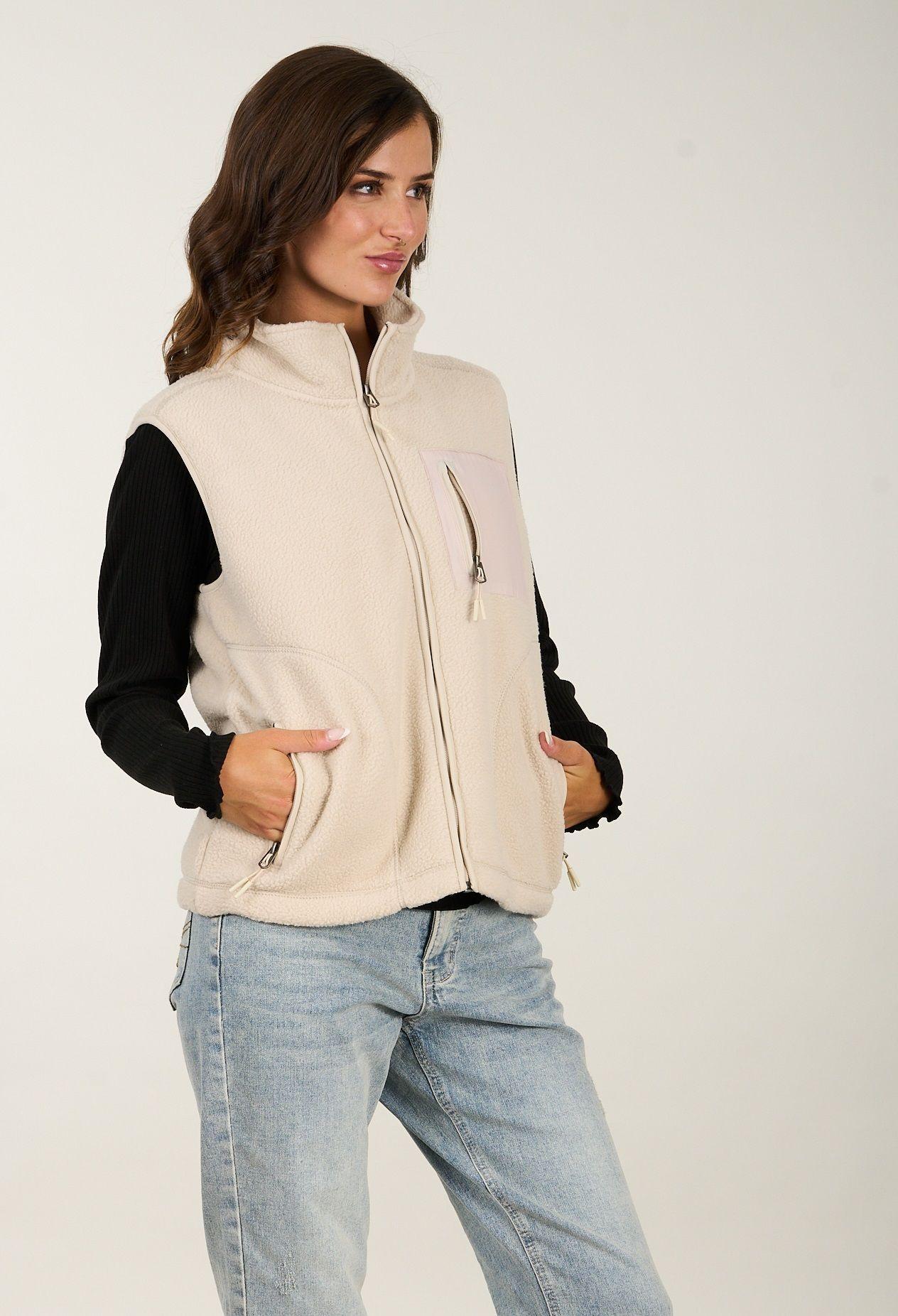 Poleron Sin Mangas Vest Look Sherpa Polemic-0