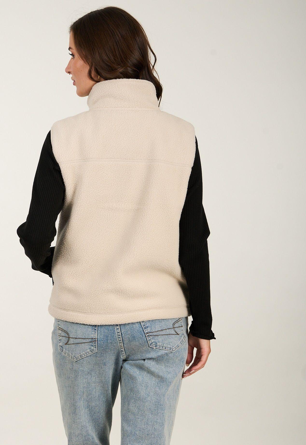 Poleron Sin Mangas Vest Look Sherpa Polemic-1