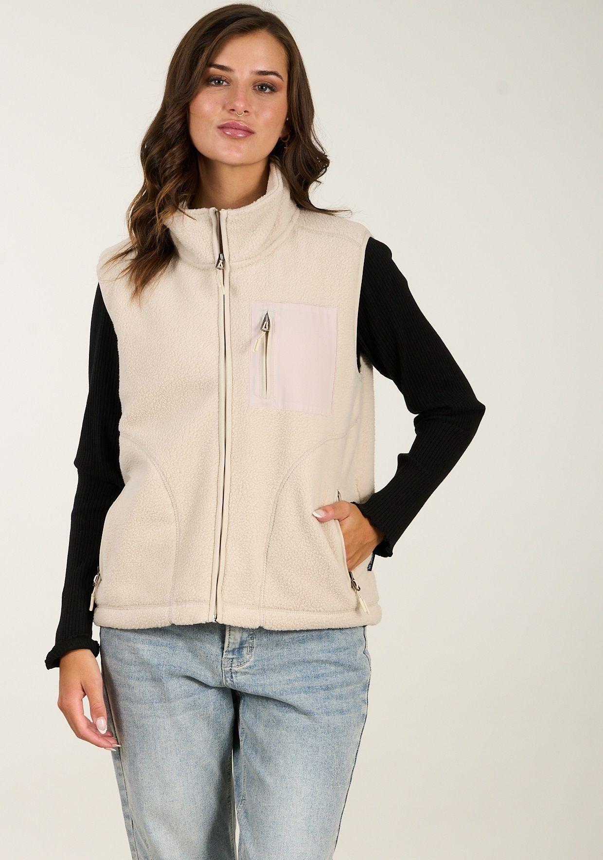 Poleron Sin Mangas Vest Look Sherpa Polemic-3