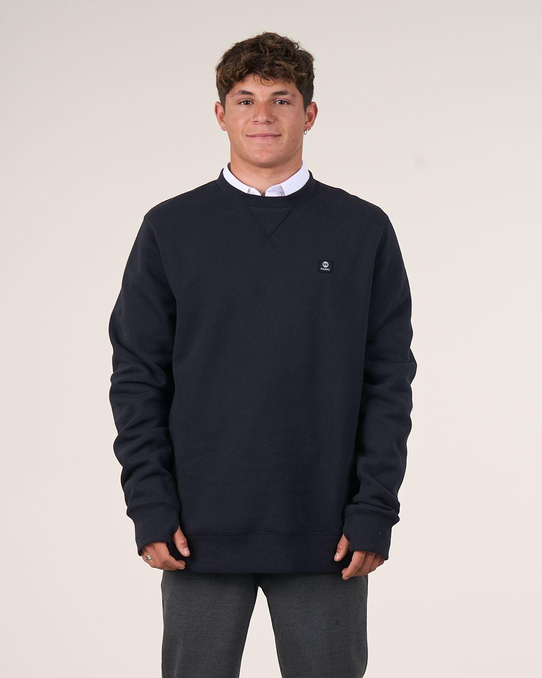 Poleron Escolar cuello Polo (S a XL) Polemic-5