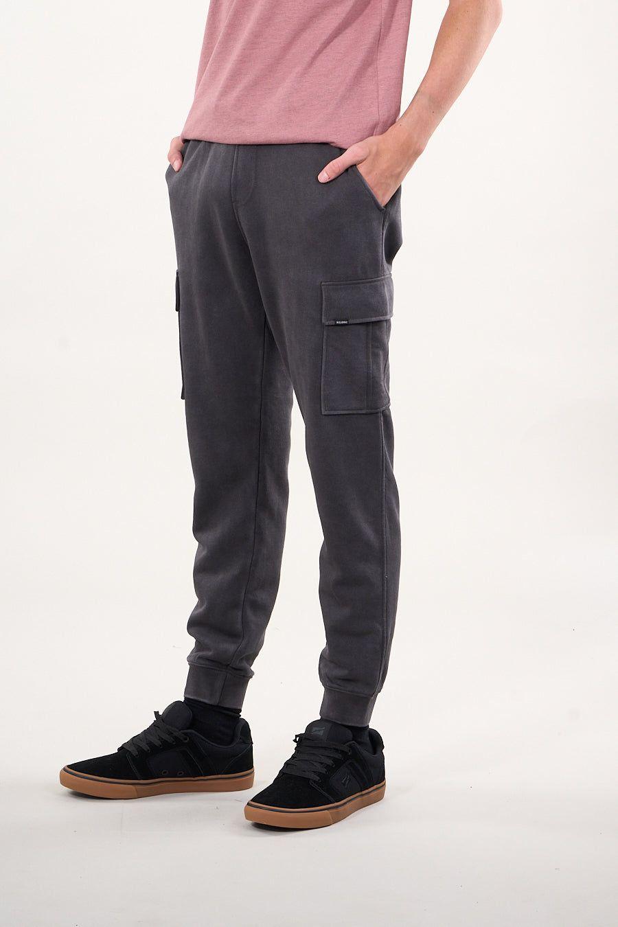 Pantalon Jogger Cargo franela Gris Acero wi4302 Polemic-2