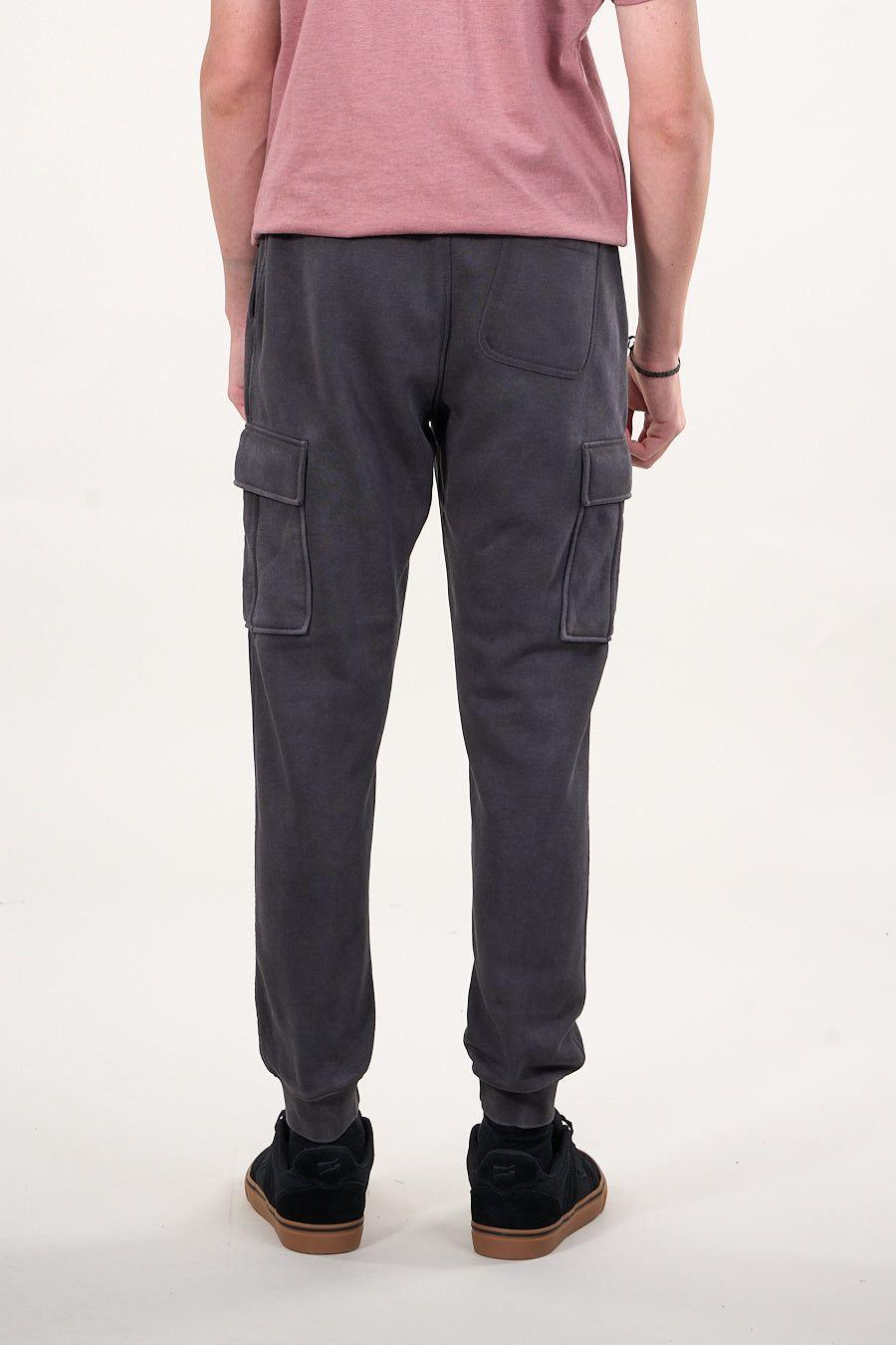 Pantalon Jogger Cargo franela Gris Acero wi4302 Polemic-3