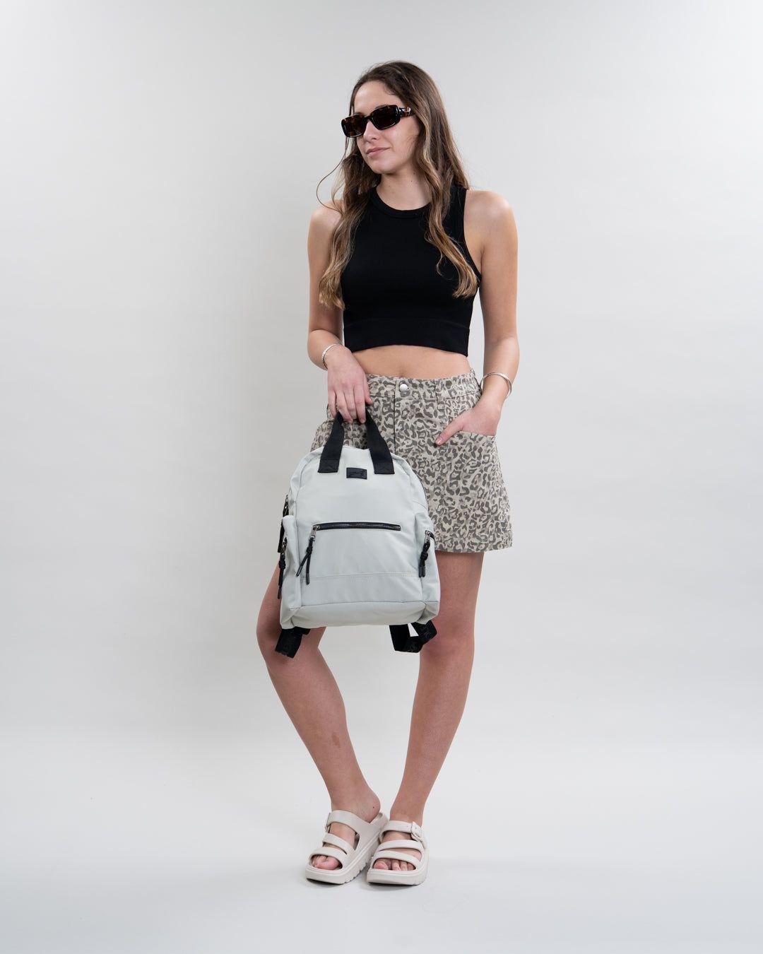 Falda denim Animal Print Beige Polemic-1