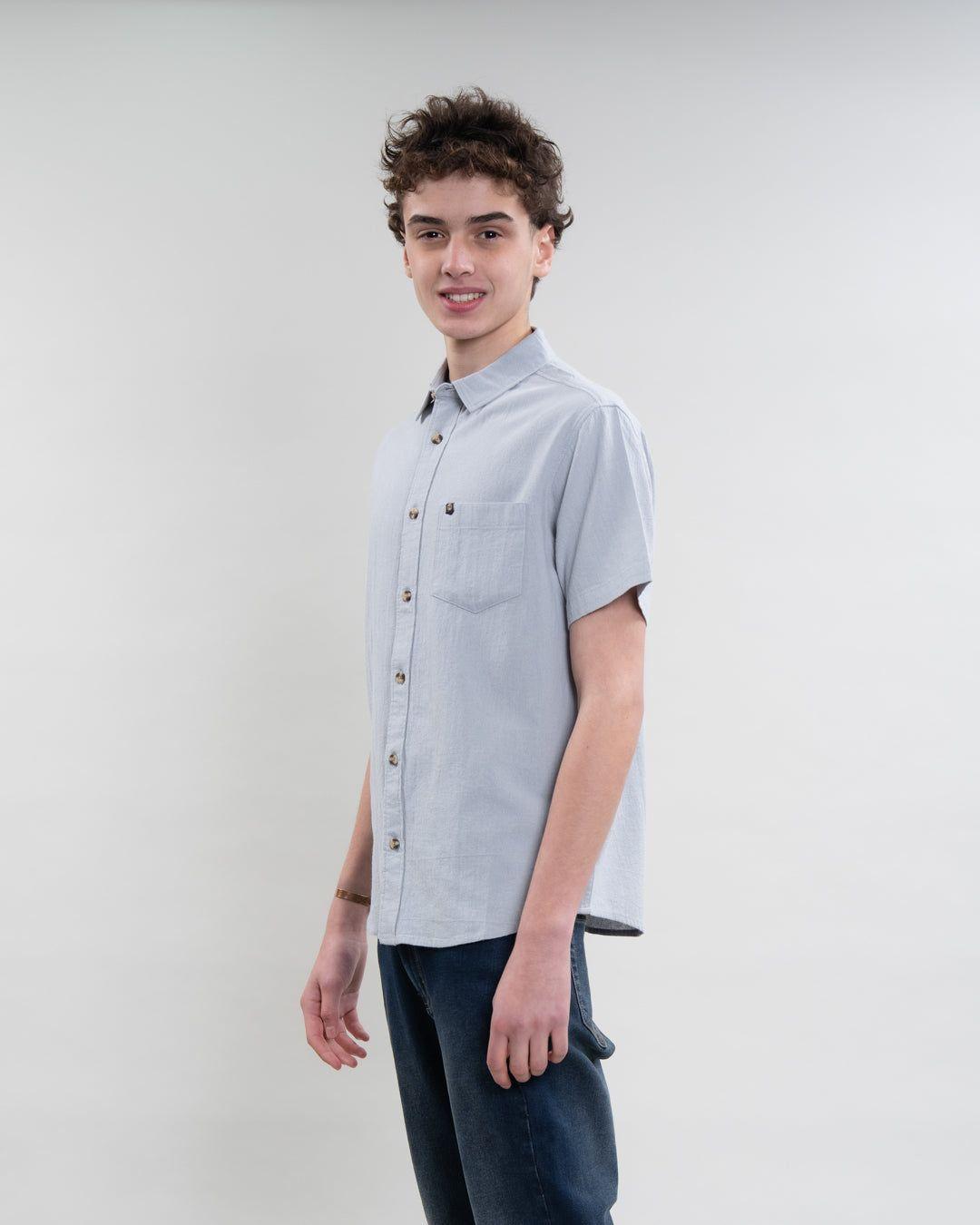 Camisa manga corta bolsillo Algodón YV5388 Polemic-2