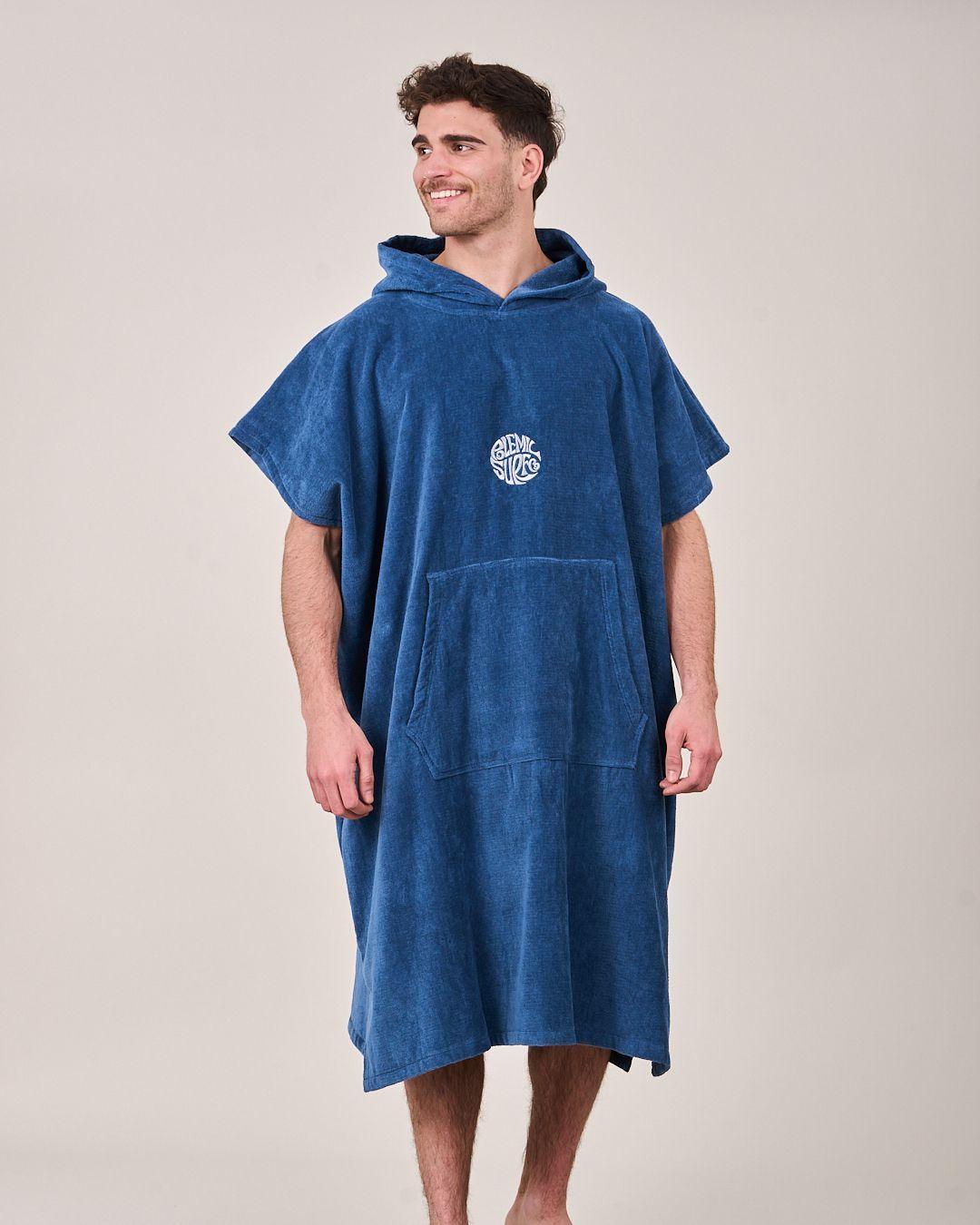 TOALLA PONCHO PLAYA SURF ADULTO TV0060-1 POLEMIC-0