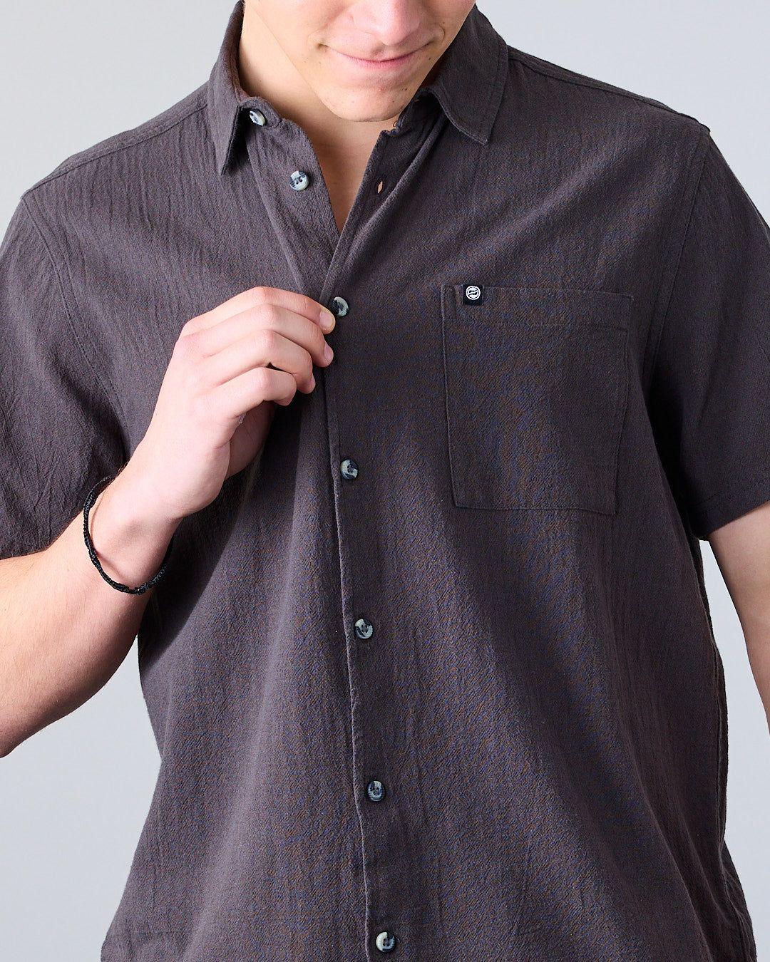 Camisa manga corta Junior Algodón con textura XV5382 Polemic-4