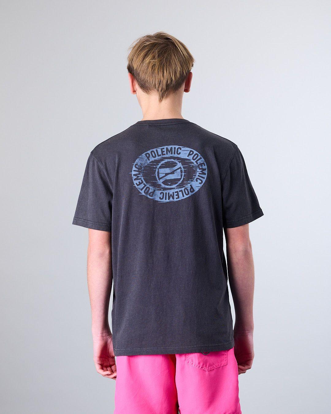 Polera junior manga corta Logo XV1379 Polemic-1